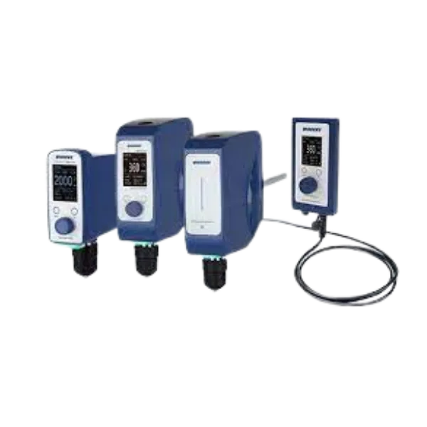 Motores de agitação de alto desempenho da Vortex-R para reatores de vidro encamisados, com controle digital e precisão para laboratórios.