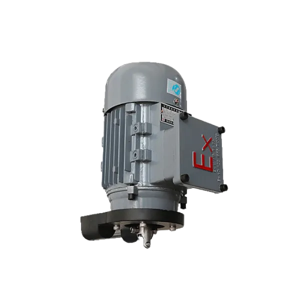 Motor de agitação anti-explosão da Vortex-R para reatores de vidro encamisados, com certificação Ex para segurança em laboratórios.