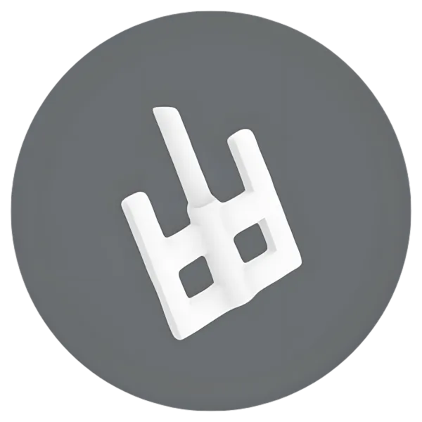 Haste de aço revestida com PTFE tipo "U" da Vortex-R, ideal para agitação uniforme em reatores químicos de laboratório.