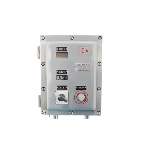 Controlador ATEX da Vortex-R para reatores de vidro encamisados, com certificação anti-explosão para segurança em processos químicos de alto risco.